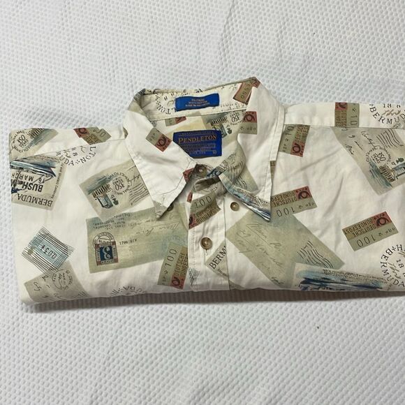 Pendleton Short Sleeve Button Down Size L - Picture 1 of 11